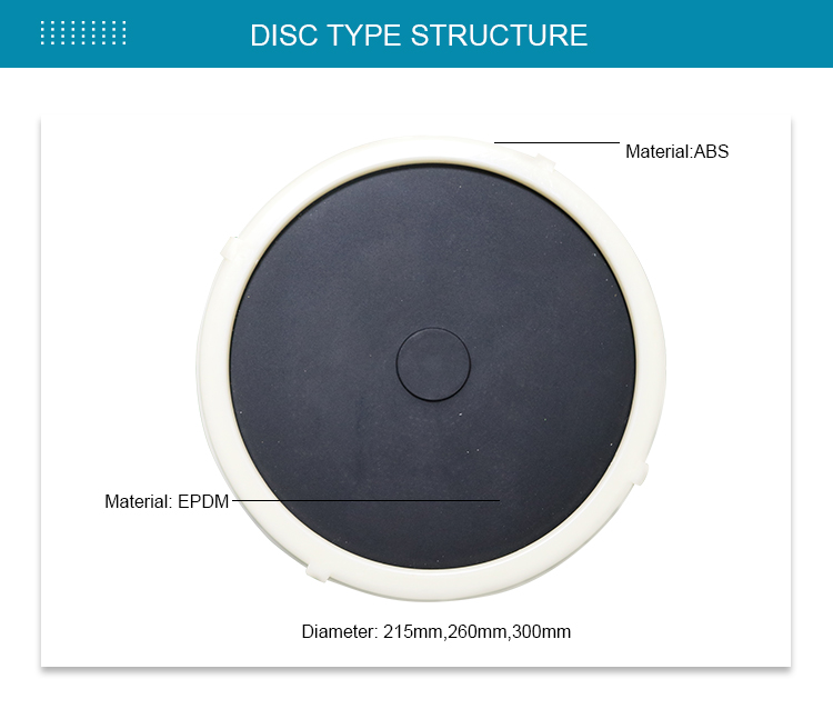 Membrane disc diffuser