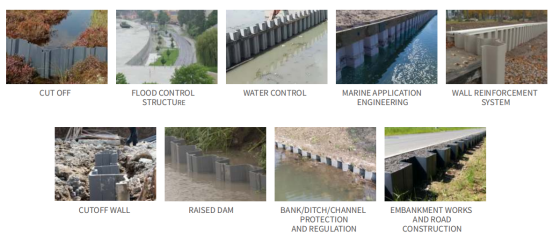 PVC Sheet Piles: Solution for Flood Control and Erosion Prevention
