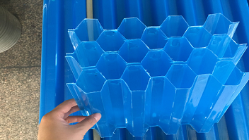 Blue color PP material tube settler