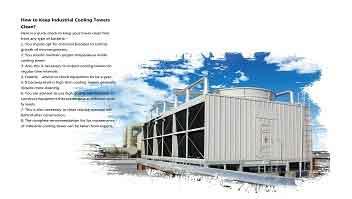 How to Keep Industrial Cooling Towers Clean?
