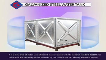 How much do you learn about galvanized steel water tank?