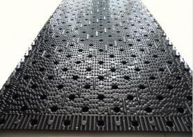 The principle of operation of cooling tower fill
